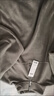 森馬（Semir）衛衣男搖粒絨冬季半開(kāi)襟繡花情侶裝時(shí)尚百搭立領(lǐng)上衣中性休閑 深灰20947 M 曬單實(shí)拍圖