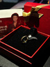 中國黃金冰川黃金情侶戒指一對999足金戒結(jié)婚七夕情人節(jié)禮物送男女朋友 情侶黃金戒指【一物一證/品牌禮盒】 【女戒】金重約1.5g 曬單實(shí)拍圖