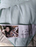 Lady Laura富安娜出品羽絲絨被95鵝毛絨被冬被加厚保暖鴨絲絨被春秋被子單雙 艾綠灰 180*220cm  8斤 冬被 曬單實(shí)拍圖