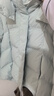 坦博爾羽絨服女短款可拆卸帽時尚大廓形秋冬外套厚530368D 冰霜藍 160  曬單實拍圖