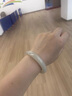 拾想新疆和田玉手鐲女款羊脂白玉手鐲青白少女款玉鐲玉石帶證書(shū) 圈口51 曬單實(shí)拍圖