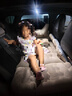 齊選車(chē)載充氣床墊轎車(chē)汽車(chē)后排睡墊后座車(chē)內睡覺(jué)旅行床自駕游裝備用品 吉祥貓可折疊（雙檔加護）灰色 曬單實(shí)拍圖