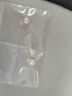 天使之淚淡水珍珠耳釘耳飾女S925銀10-11mm七夕情人節(jié)禮物禮物實用送老婆 曬單實拍圖