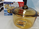 樂(lè )美雅琥珀鍋2升3升透明玻璃鍋耐高溫燃氣明火直燒湯鍋煮鍋燜加厚水晶鍋 5L玻璃鍋 24cm 曬單實(shí)拍圖