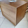 全實(shí)木落地床頭柜北歐簡(jiǎn)約收納儲物柜臥室邊柜雙抽床邊柜整裝發(fā)貨 胡桃色【整裝發(fā)貨】 45x40x43cm（長(cháng)x寬x高） 曬單實(shí)拍圖