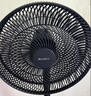 格力（GREE）電風(fēng)扇家用落地扇客廳低噪省電七葉大風(fēng)量落地風(fēng)扇節(jié)能搖頭立式辦公宿舍床頭空氣循環(huán)扇電扇 【黑色】七葉強(qiáng)風(fēng) 14吋升級(jí)加大 35X65h7 曬單實(shí)拍圖