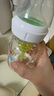 布朗博士玻璃奶瓶 0-3月初生嬰兒防脹氣防嗆 寬口徑奶瓶150ml 小象 曬單實拍圖