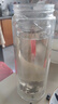 摔不爛的玻璃杯摔不爛鋼化玻璃杯500ml耐摔高溫硼硅雙層玻璃杯保 鋼本色杯套 650ml 1只 曬單實拍圖