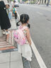 滕閣廂兒童書(shū)包幼兒園卡通女童背包寶寶雙肩包出游可愛(ài)輕便防走失小背包 聰明兔大號（2-3歲） 曬單實(shí)拍圖