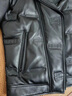 啄木鳥(niǎo)（TUCANO）羽絨服男短款2025年冬季新款真皮皮衣男修身白鴨絨加厚皮夾克外套 高端黑色 L 170 適合 110-130斤 曬單實(shí)拍圖