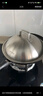 歐德羅食品級304不銹鋼18/10不銹鋼鍋蓋32/34/36cm一體成型帶汽孔鍋蓋 34cm帶汽孔鋼蓋 曬單實(shí)拍圖