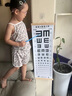 LUCYLEE日本兒童視力表測近視度數國際標準家用E字C對數3米5米驗光測試眼 【標準單E款】送指揮棒+擋眼板 曬單實(shí)拍圖