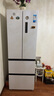 美的（Midea）418法式多門(mén)四開(kāi)門(mén)電冰箱超薄平嵌小戶型家用冰箱一級(jí)能效國(guó)家補(bǔ)貼20%大容量無(wú)霜MR-418WFPE白色 曬單實(shí)拍圖
