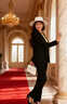 黛維亞黑色西裝外套女2025秋季冬職業(yè)正裝氣質(zhì)高級感西服套裝輕奢 黑色【西裝+褲子】 2XL 曬單實(shí)拍圖
