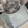 Beeshum肯德基寶寶餐椅嬰兒童家用餐桌座椅子吃飯專用酒店同款kfc多功能 豪華款【綠餐盤+pu坐墊+萬向輪】 曬單實(shí)拍圖
