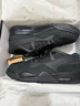 耐克喬丹男子緩震騎士鞋冬季支撐抓地運動(dòng)鞋JORDAN 4 RM FQ7939 004黑/白 42.5 曬單實(shí)拍圖
