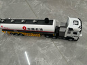 卡威美式大號卡車(chē)彼得比爾特合金汽車(chē)模型仿真拖頭車(chē)半掛車(chē)兒童玩具車(chē) 合金油罐車(chē) 白 曬單實(shí)拍圖