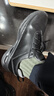 斯凱奇（Skechers）男士運動(dòng)皮鞋軟底足弓支撐運動(dòng)鞋系帶紳士商務(wù)鞋 BLK黑色 41 曬單實(shí)拍圖