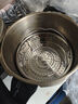 物芯質(zhì)造304不銹鋼蒸籠電飯煲內專(zhuān)用配件家用多功能圓形蒸屜加厚單層蒸格 21cm提手壓力鍋飯煲蒸籠 曬單實(shí)拍圖