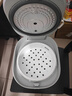 美的（Midea）電飯煲 0涂層電飯鍋4升 316L不銹鋼內膽3-4人家用多功能無(wú)涂層微壓智能預約MB-RE476S 曬單實(shí)拍圖