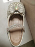 疊曼（DIEMAN）愛(ài)莎公主鞋女童鞋子兒童水晶鞋子冰雪奇緣高跟鞋小女孩韓版表演鞋 銀色 32碼/20.7厘米 曬單實(shí)拍圖