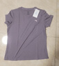 安踏冰絲速干短袖T恤女2025年夏季新薄款寬松正肩跑步健身運動(dòng)上衣 7128-5綢灰紫【冰絲速干】 2XL (180) 曬單實(shí)拍圖