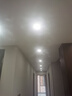 雷士（NVC） led射燈防眩鋁材射燈天花燈服裝店背景墻展廳嵌入式孔燈走廊燈 5W鋁材暖白光 漆白 開孔75-85mm 曬單實(shí)拍圖