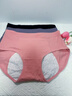 貓人生理內褲女士月經(jīng)期防漏加長(cháng)抑菌襠可放暖寶寶暖腹加兜姨媽褲衛生 蜜桃粉+優(yōu)雅紫+靜謐黑 【暖寶寶袋+防側漏】 3條 XL （建議130-150斤） 曬單實(shí)拍圖