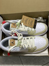 耐克（NIKE）Jordan官方喬丹AJ1大童植物刺繡圖案運(yùn)動(dòng)鞋新款男女童 IB8861 151白/粉紫/白/淺卡其/足球灰 38.5 曬單實(shí)拍圖