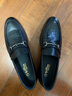 金利來(lái)（Goldlion）男鞋皮鞋樂(lè )福鞋時(shí)尚個(gè)性舒適套腳商務(wù)休閑鞋58013089501A黑色43 曬單實(shí)拍圖