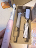 飛利浦（PHILIPS）兒童聲波震動(dòng)電動(dòng)牙刷 男孩/女孩生日禮物 適用4-6-12歲 2種模式自帶2支刷頭溫和清潔 兒童泡泡刷HX2432粉色 曬單實(shí)拍圖