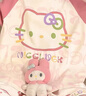 可愛(ài)hellokitty睡衣女士純棉夏季短袖短褲薄款加大碼200斤家居服 WB-5503 2XL （適合140-160斤） 曬單實(shí)拍圖
