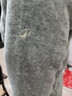 迪卡儂（DECATHLON）戶外透濕抓絨女加厚搖粒絨抓絨衣保暖外套沖鋒衣內(nèi)膽MH100 全拉鏈-淺灰色 M 曬單實拍圖