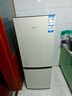 海爾（Haier）冰箱出品雙開門二門177升冰箱家用小型冰箱租房省電不占地冷藏冷凍統(tǒng)帥家用小冰箱 以舊換新 177升雙門冰箱節(jié)能省電 兩天約用1度電 曬單實拍圖