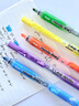 派通（Pentel）SXS15 按動熒光筆 手賬記號筆標(biāo)記筆 伸縮式大容量熒光筆可換芯 4.5mm 黃色 曬單實(shí)拍圖