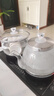 自動(dòng)上水電熱水壺茶吧機(jī)燒水壺通用配套茶臺(tái)茶爐水壺配件煮茶壺 1L 半自動(dòng)頂部加水_黑色 曬單實(shí)拍圖