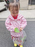 G.duck女小童運動(dòng)套裝夏季2025新款女寶寶兒童短袖褲子純棉小女孩衣服 紫羅蘭 100 曬單實(shí)拍圖