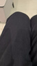 羅蒙（ROMON）休閑褲男秋冬季韓版褲子男士直筒寬松商務(wù)百搭男褲 黑色 32 曬單實(shí)拍圖
