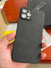 尚蘇 適用 iPhone12ProMax手機殼蘋(píng)果12Promax保護套防摔鏡頭全包軟殼簡(jiǎn)約輕奢羊巴皮外殼女男款黑色 曬單實(shí)拍圖
