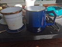 蘇氏陶瓷茶水分離杯辦公杯帶蓋過(guò)濾杯大容量泡茶杯當朝一品節日禮物 藍色 曬單實(shí)拍圖