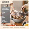 美的（Midea）電炒鍋5.5升電蒸鍋電煮鍋電火鍋燉蒸煮一體多功能鍋炒菜鍋304蜂窩晶盾不粘鍋多用途鍋電熱鍋智能 5.5L 【不懼鐵鏟】智控操作 曬單實拍圖