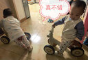 貝趣兒童平衡車1-3歲寶寶滑行車玩具幼兒滑步車嬰兒四輪無腳踏溜溜車 青咖 【燈光音樂+緩震靜音輪】 一歲防側(cè)翻滑滑車周歲生日禮物 曬單實(shí)拍圖