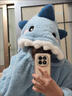 陌構想丑魚(yú)睡衣 可愛(ài)搞怪連體情侶睡衣男女冬季加厚珊瑚絨卡通家居服 鯊 鯊魚(yú)連體睡衣 L 【建議80-100斤】 曬單實(shí)拍圖