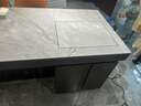 潮功夫巖板升降茶桌書(shū)桌兩用老板辦公桌輕奢現代陽(yáng)臺茶臺燒水壺一體桌 1.8米語(yǔ)音升降茶桌【中古風(fēng)】 曬單實(shí)拍圖