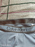 Calvin Klein內(nèi)衣【炫光引力帶】男士ck輕薄低腰防夾臀四角褲平角內(nèi)褲男NB4055 OQ9-丁香灰 1條 L 曬單實(shí)拍圖