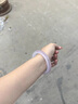 京鑒瑪瑙手鐲紫水晶女款冰飄紫冰種玉髓淡紫色玉鐲子高冰透馬料禮物 51-52圈口 曬單實(shí)拍圖
