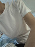 優(yōu)衣庫男裝女裝情侶百變T快干圓領(lǐng)T恤短袖素色T恤打底衫475358 475358/00白色 M 曬單實拍圖