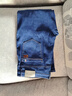 真維斯（JEANSWEST）牛仔褲男冬季加絨褲保暖彈力直筒加厚休閑男長(cháng)褲子男藍色加絨40 曬單實(shí)拍圖