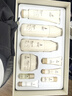 袋鼠媽媽準孕婦護膚品補水保濕潔面水乳面霜專用小麥4件套送媽媽七夕禮盒 曬單實拍圖