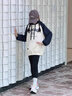 WVD美國品牌女孩套裝2025春秋季新款時(shí)尚童裝女孩春裝兒童春裝兩件套 米色衛衣 120 CM 曬單實(shí)拍圖